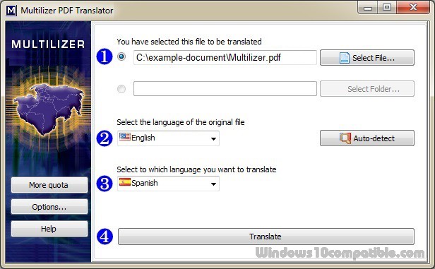 Multilizer Pdf Translator